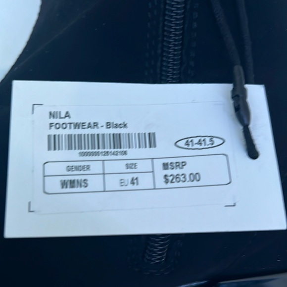 Nila&Nila Elegant Black Stretch Boots for Women EU41/US10 zipper (S-39) - Picture 8 of 16